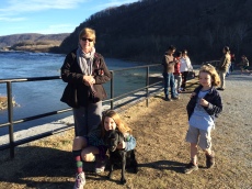 Holiday hike at Harper's Ferry.